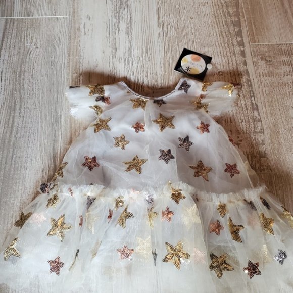 Halabaloo Other - Halabaloo Sequin Star 12M dress